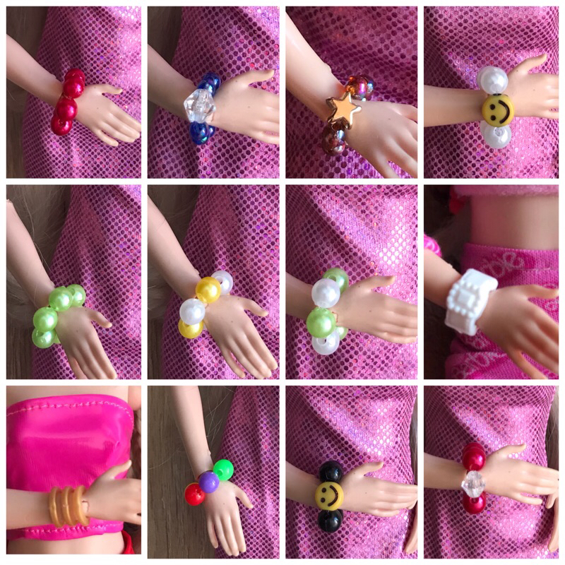 baju barbie, gelang barbie,aksesoris barbie