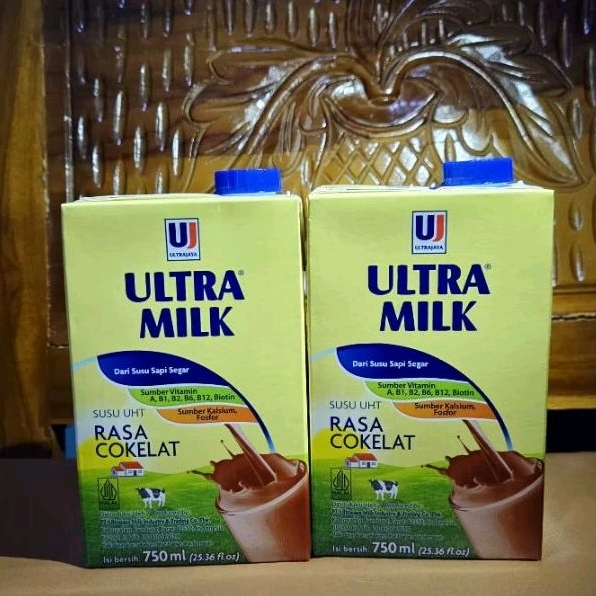 

Susu Ultra milk cokelat Uht 750 ml (1 pcs)