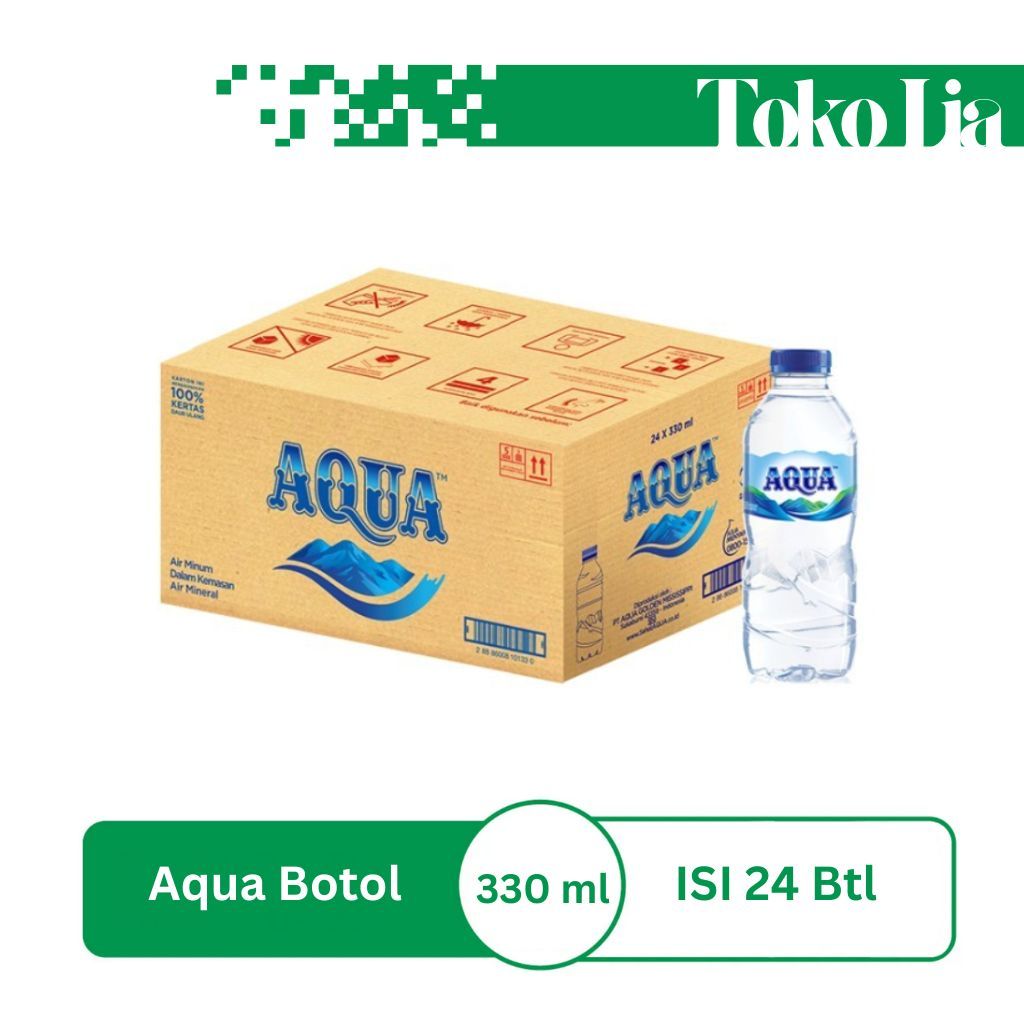 

AQUA BOTOL AIR MINERAL 330ML ISI 24 BOTOL