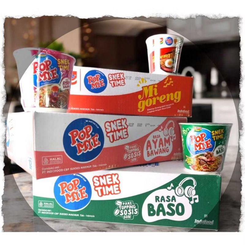 

Pop Mie Mini 1 Dus isi 12 Pcs @ 39gr | Pop Mie Mini Indofood Murah
