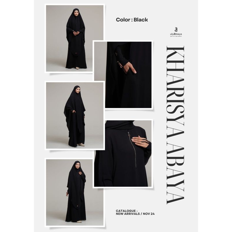 ULYAHIJAB/Kharisya set fk by Ulya hijab/set abaya/set mewah/set set fk