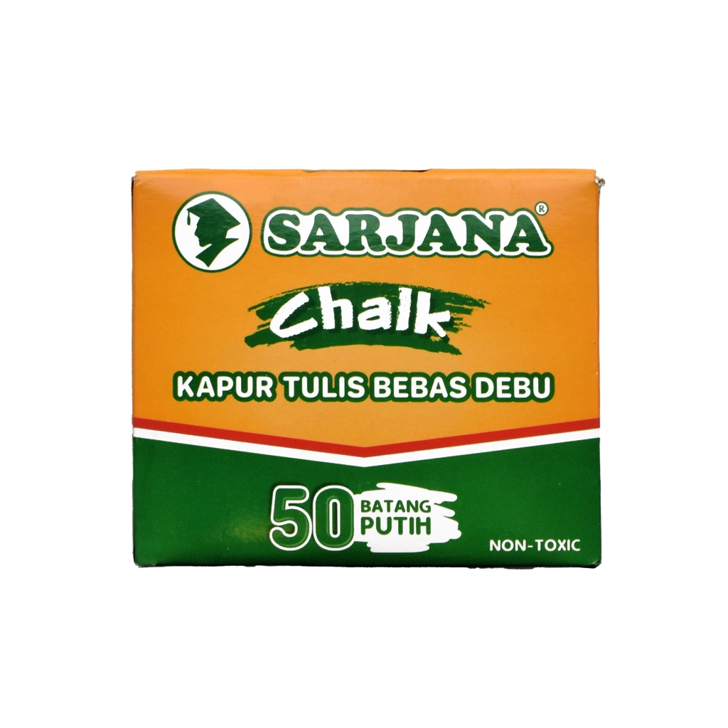 

Kapur Papan Tulis Blackboard Sarjana Putih / White Chalk 50pcs - 1 Box