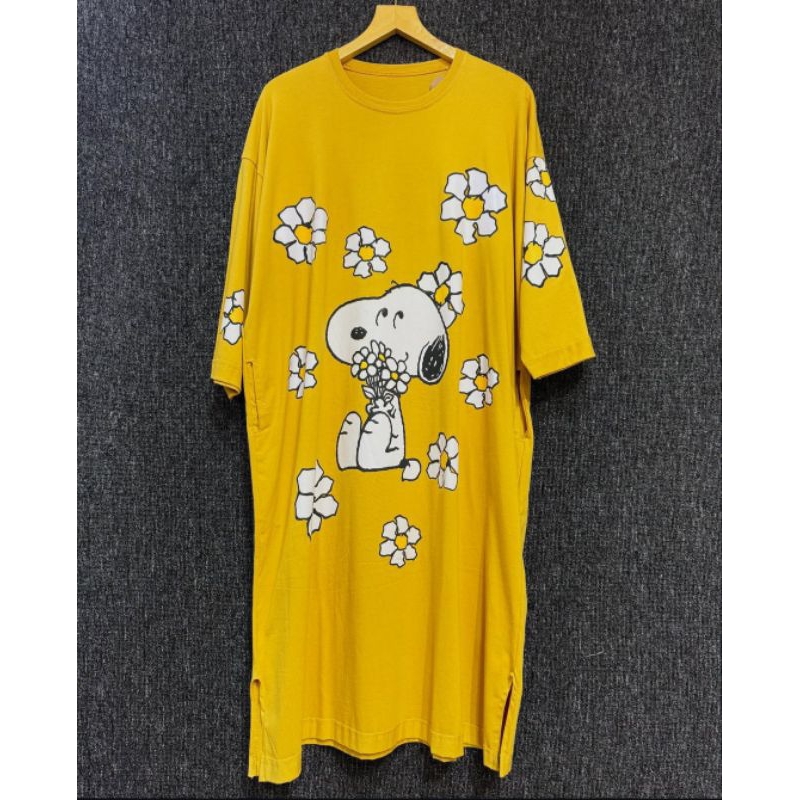 T-shirt midi dress Kaos/midi dress bahan kaos import/midi dress monokrom