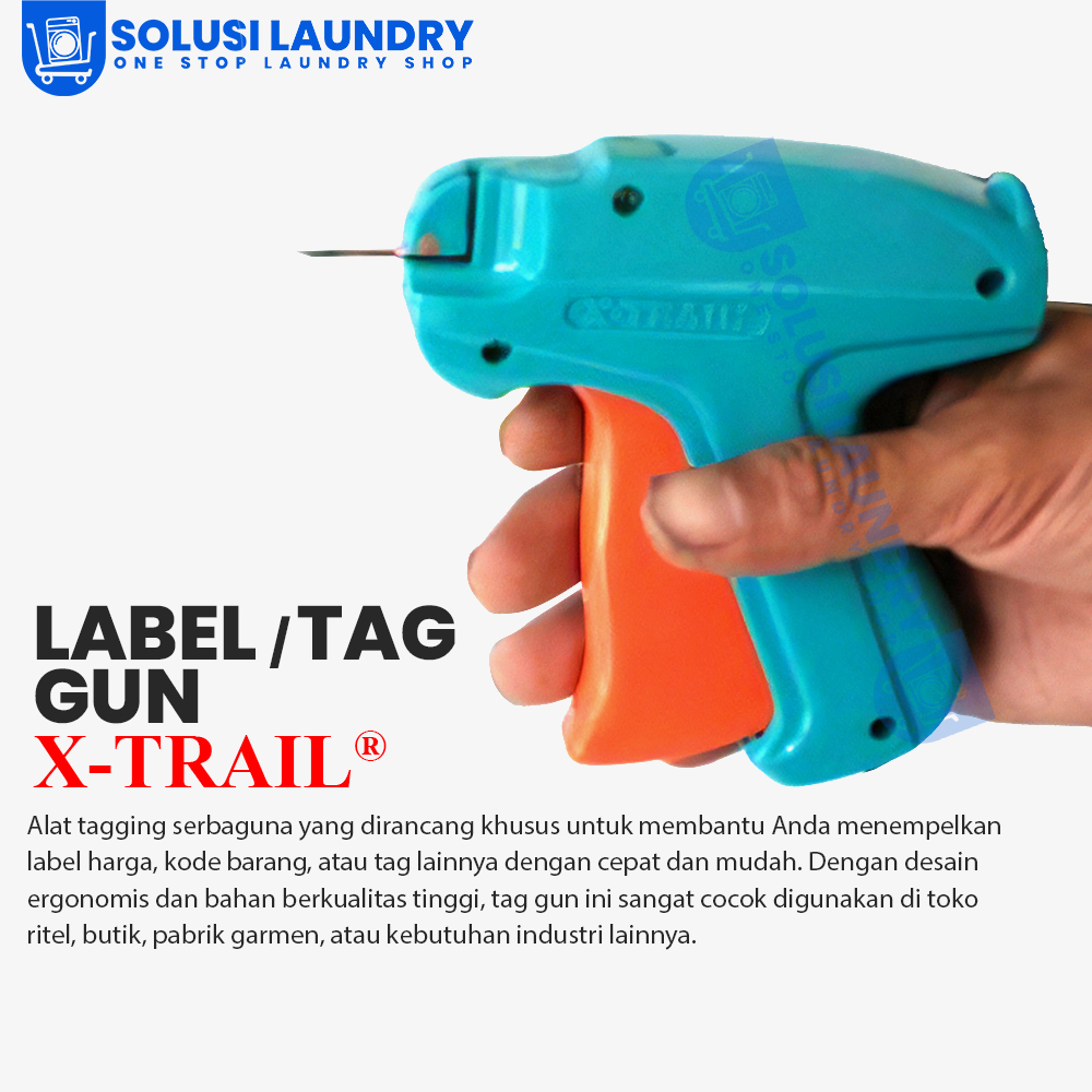 

Tembakan Label Tag Gun X-Trail untuk pemasangan hang tag