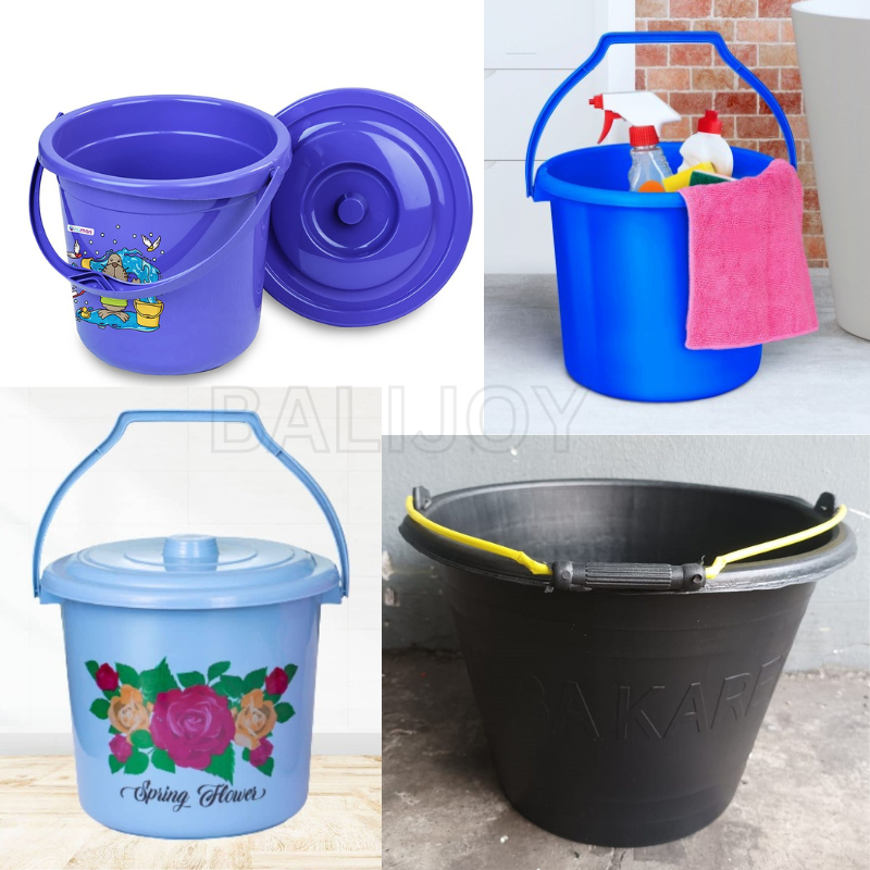 TIMBA / Ember JINJING - Ember Air 4 GALON - Ember Plastik Tebal - Timba Air + Tutup - Tong Air Tebal