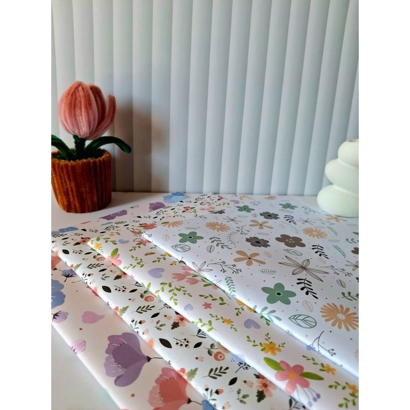 

BIGBOSS Flower Sampul Buku Aestetik Cover Book Sampul Buku Viral