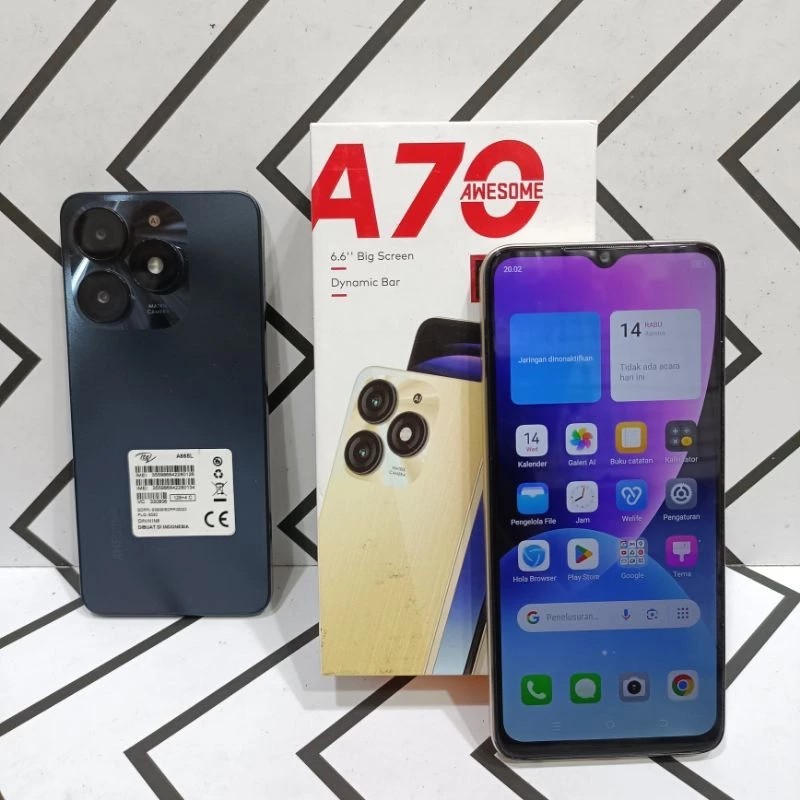 ITEL A70 4/64 GB FULLSET SECOND MULUS