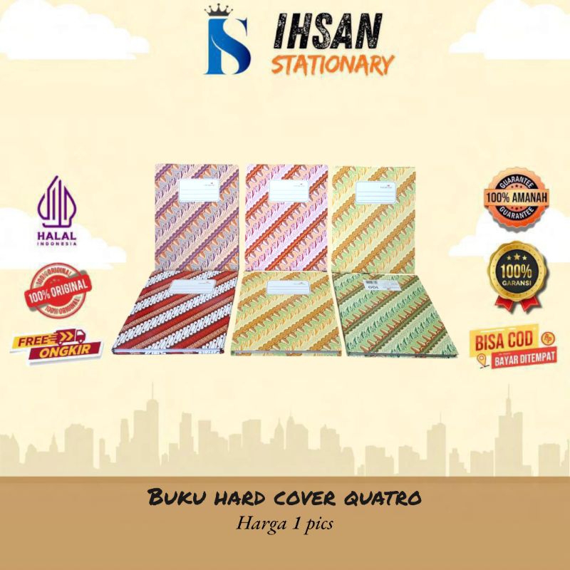 

Buku Hard Cover Kwarto Paperline/okey 100 Lembar (1 Pcs)