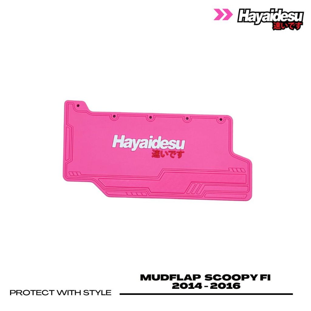 Hayaidesu Mudflap Scoopy 2014-2016 Penahan Lumpur - | BEEL