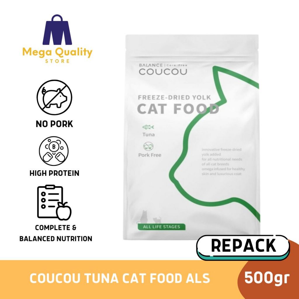 COUCOU Tuna Cat Food All Life Stages REPACK 500gr