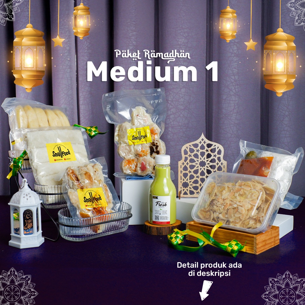 

Smallfood Paket Medium Hampers Ramadan HOT Hampers Lebaran Hampers Makanan Frozen Food