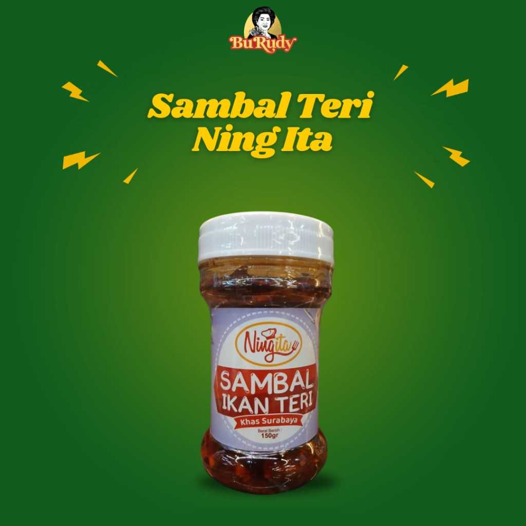 

Sambal Ikan Teri Ning Ita Kemasan 150gr