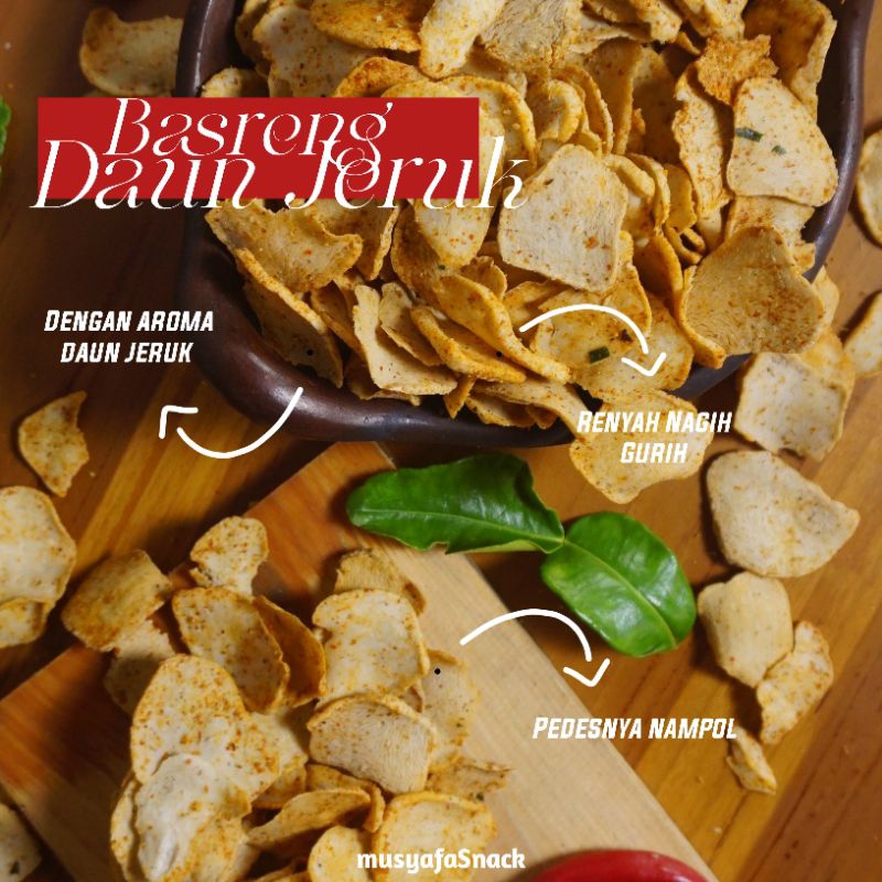 

Basreng Pedas Daun Jeruk dan Original