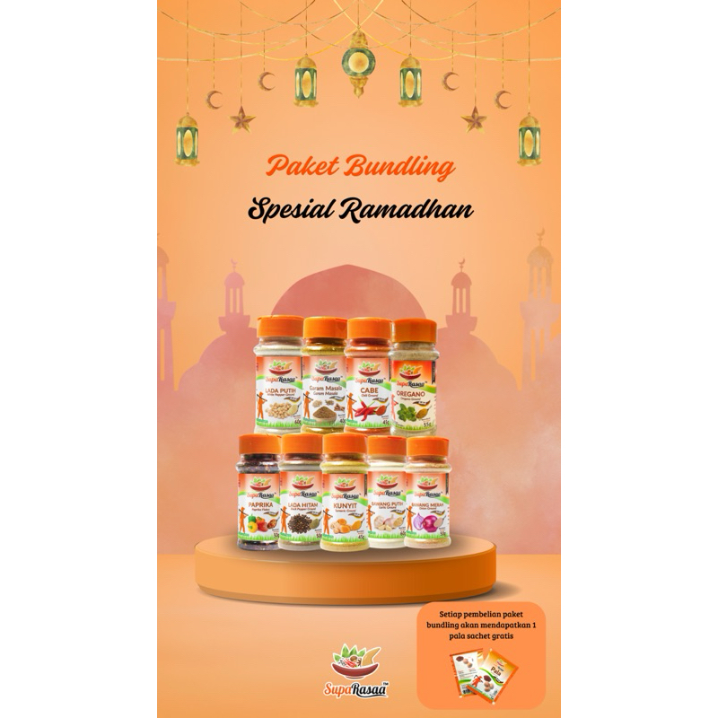 

Paket Bundling 3 Bumbu Spesial Ramadhan | Bumbu Dasar Rempah Lengkap Suparasaa