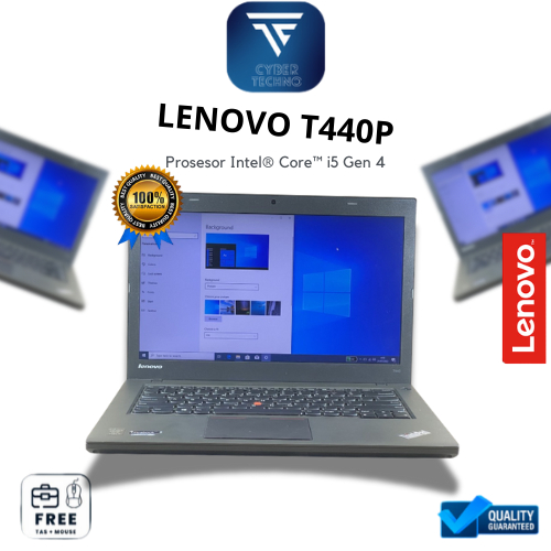LAPTOP LENOVO THINKPAD T440P CORE I5 GEN 4 RAM 8 GB SSD 256 GB