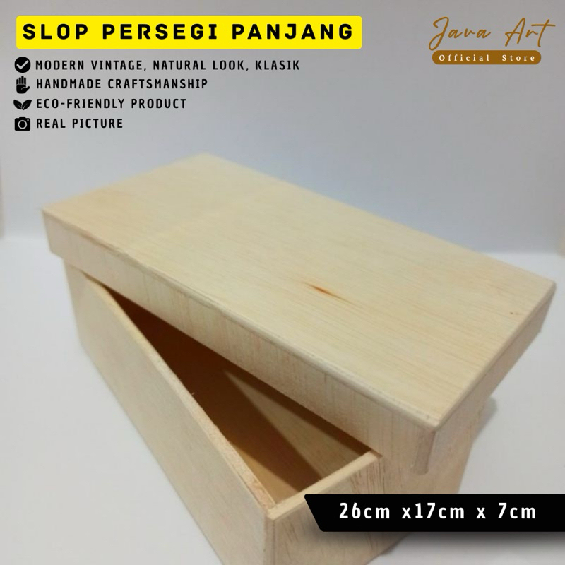 

KOTAK KAYU HAMPERS LEBARAN, KADO, PENYIMPANAN UKURAN 26cm x 17cm x 7cm