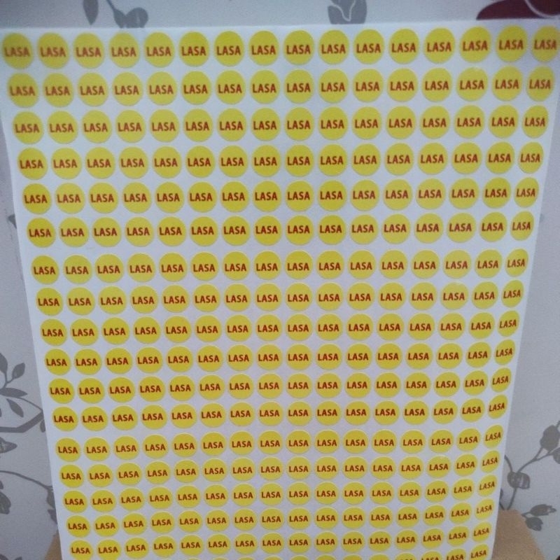 

label lasa 1cm