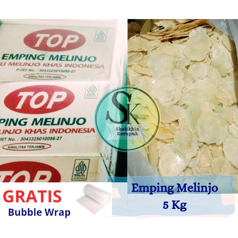 

Emping Melinjo Mentah Super 5 Kg (1 dus) / Belinjo (SP/Super Tipis) / Mlinjo Kualitas Premium / Emping Super