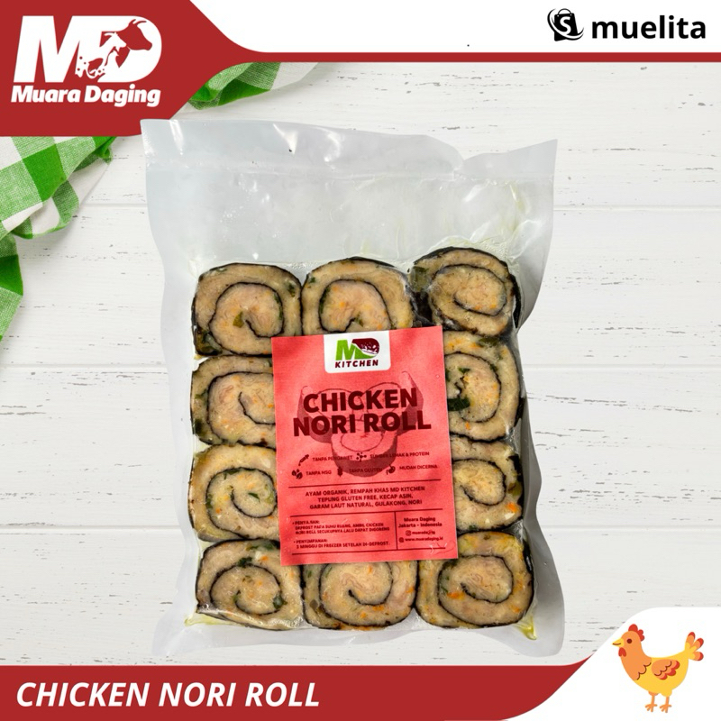 

MD KITCHEN Chicken Nori Roll - MPASI APPROVED!! GLUTEN & EGG FREE