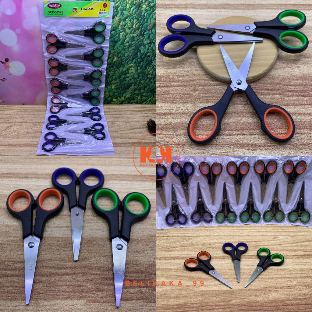 

GUNTING KERTAS TAJAM LEMBARAN MEREK LADYPOP LHW-845 UKURAN KECIL / LADYPOP LHW-845 SCISSORS