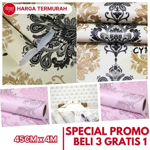 PAKET PROMO Wallpaper Dinding Batik Walpaper Dinding Batik Wallpaper Batik Wallpaper Dinding Motif B