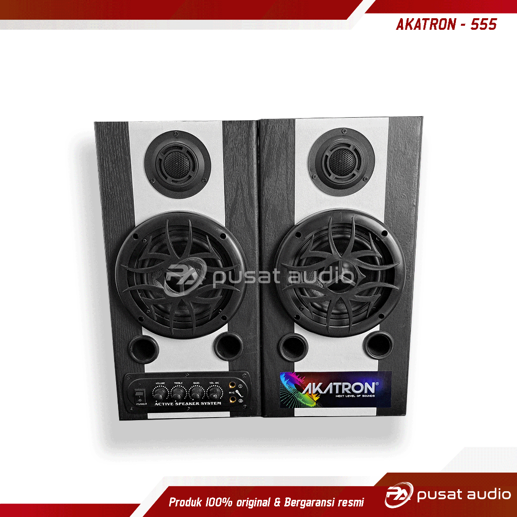 Speaker aktif 5 inch karaoke sound 5 inchi AKATRON type 555