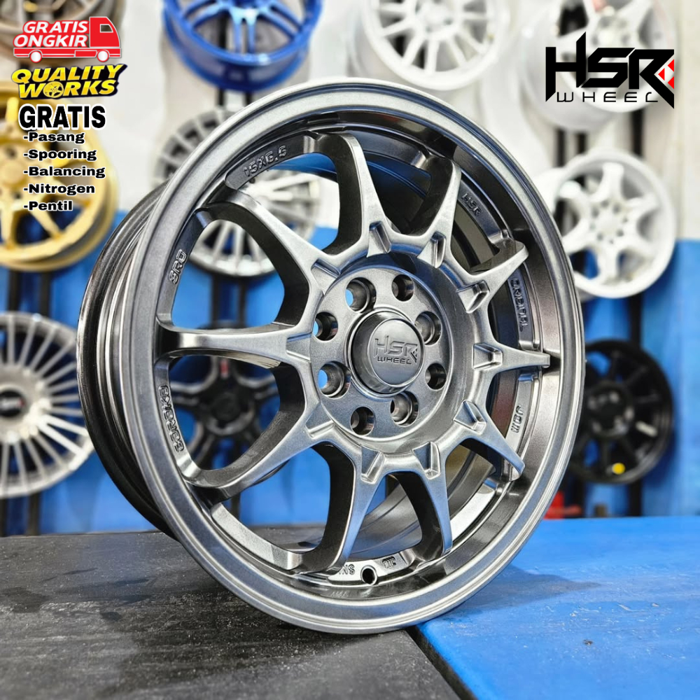 Velg Mobil Avanza, Xenia, Mobilio, Ring 15 Velg Racing HSR SRD Boroko