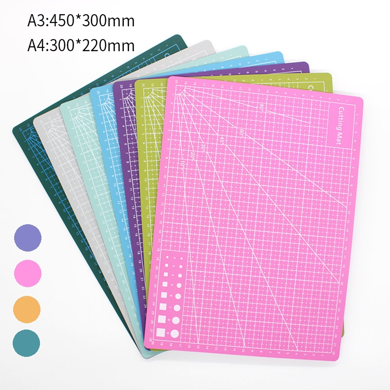 

Cutting Mat A3 A4 /PVC Cutting Mat Cutting Mat Dua Alat DIY Cutting Board—Hibio Present