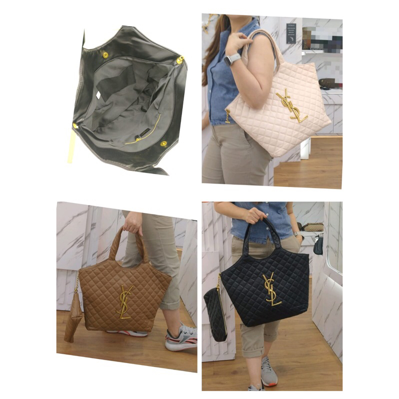 YSL TOTE bag import , tas selempang dan bahu wanita premium quality, top handle bag wanita import