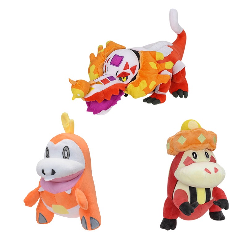 Boneka Fuecoco Boneka Boneka Crocalor Boneka Skeledirge Boneka Pokemon NEW