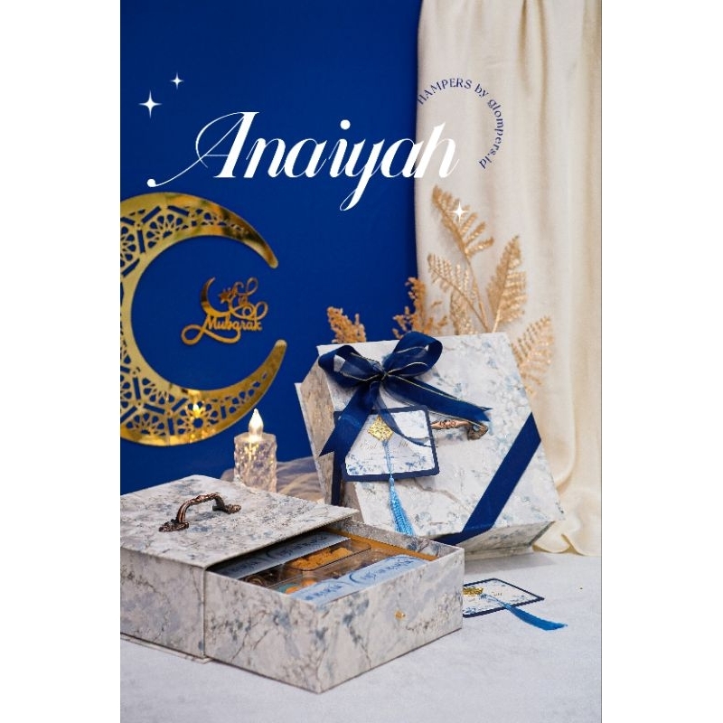 

ANAIYAH HAMPERS LEBARAN - parsel lebaran isi kue kering kualitas premium ( FREE PACKING BUBLE +DUS+WRAP)