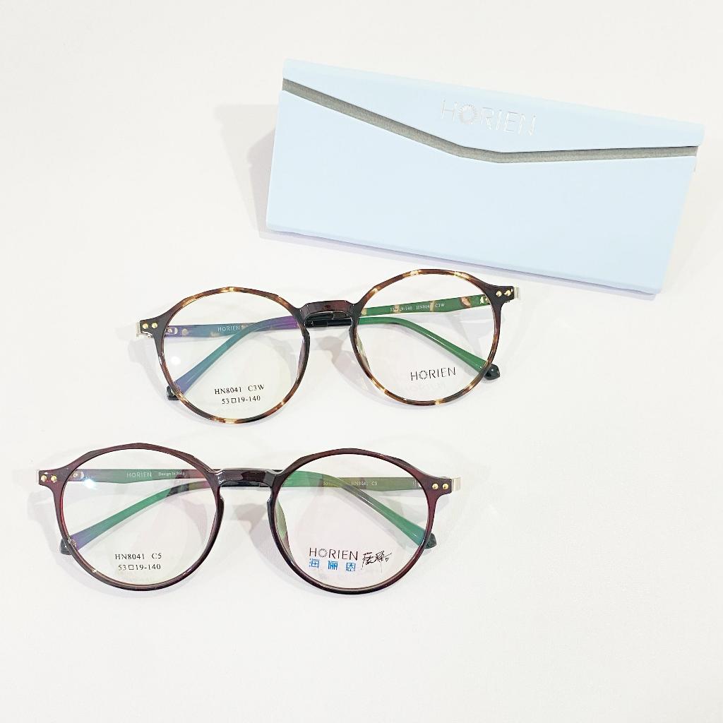 Rumah Optik - Frame bulat titanium premium horien (hanya frame)