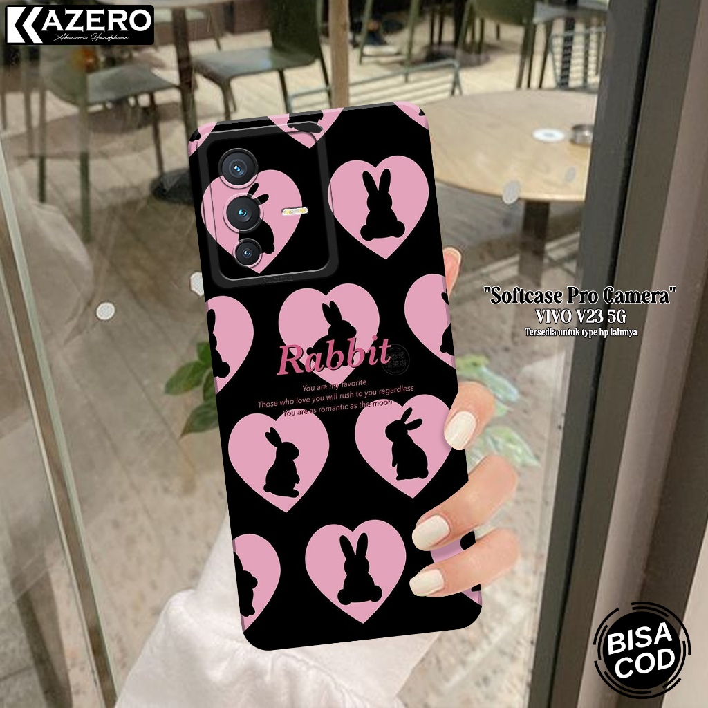 Softcase Hp VIVO V23 5G Terbaru - Fashion Case Kartun - Case VIVO V23 5G - Silikon Pro Camera-Casing