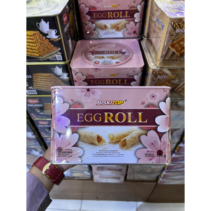 

Biskitop Egg Roll 300gr | Jajan Lebaran | Jajan Murah