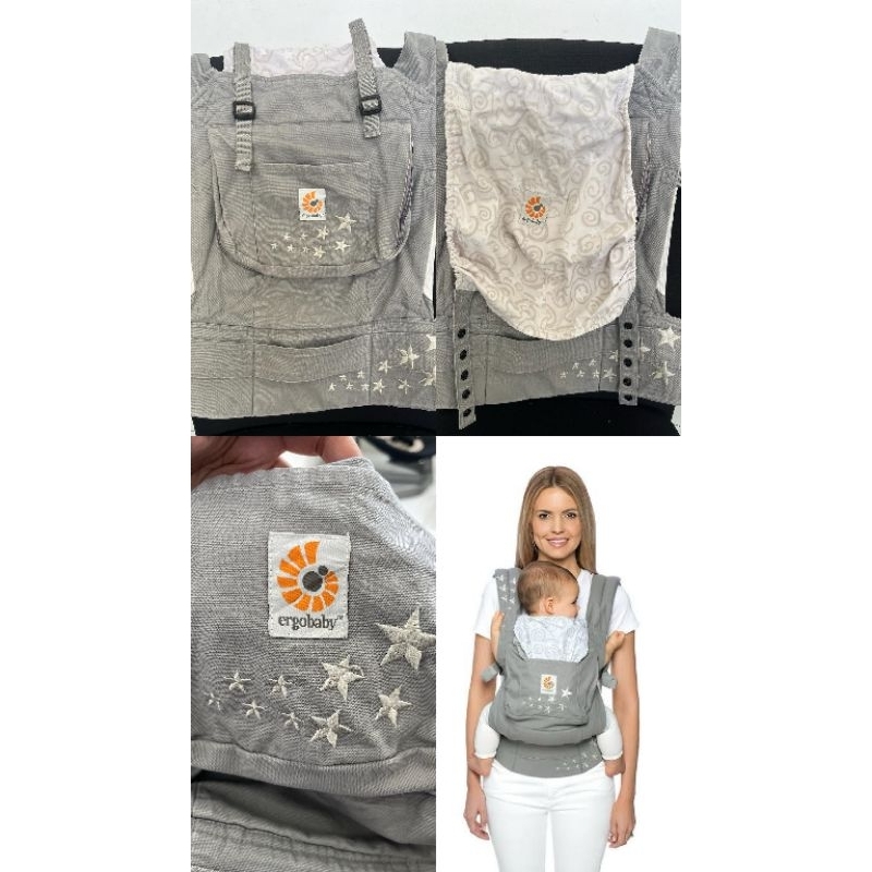 Ergobaby Organic Galaxy Grey Original Preloved