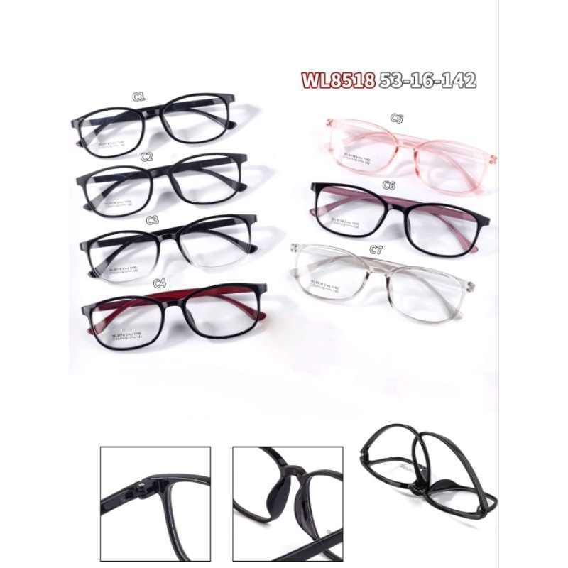 KACAMATA ICHIDO WL8518 + LENSA BLUERAY