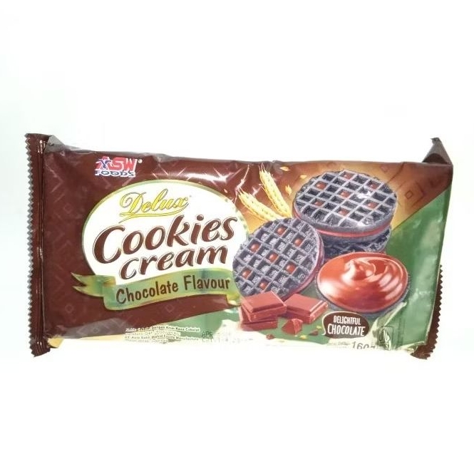 

DELUXE Cookies Cream Chocolate 160gr cream cookies Chocolate