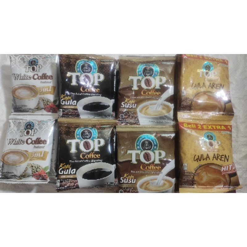 

Top Coffee( gula, gula aren, white,susu)
