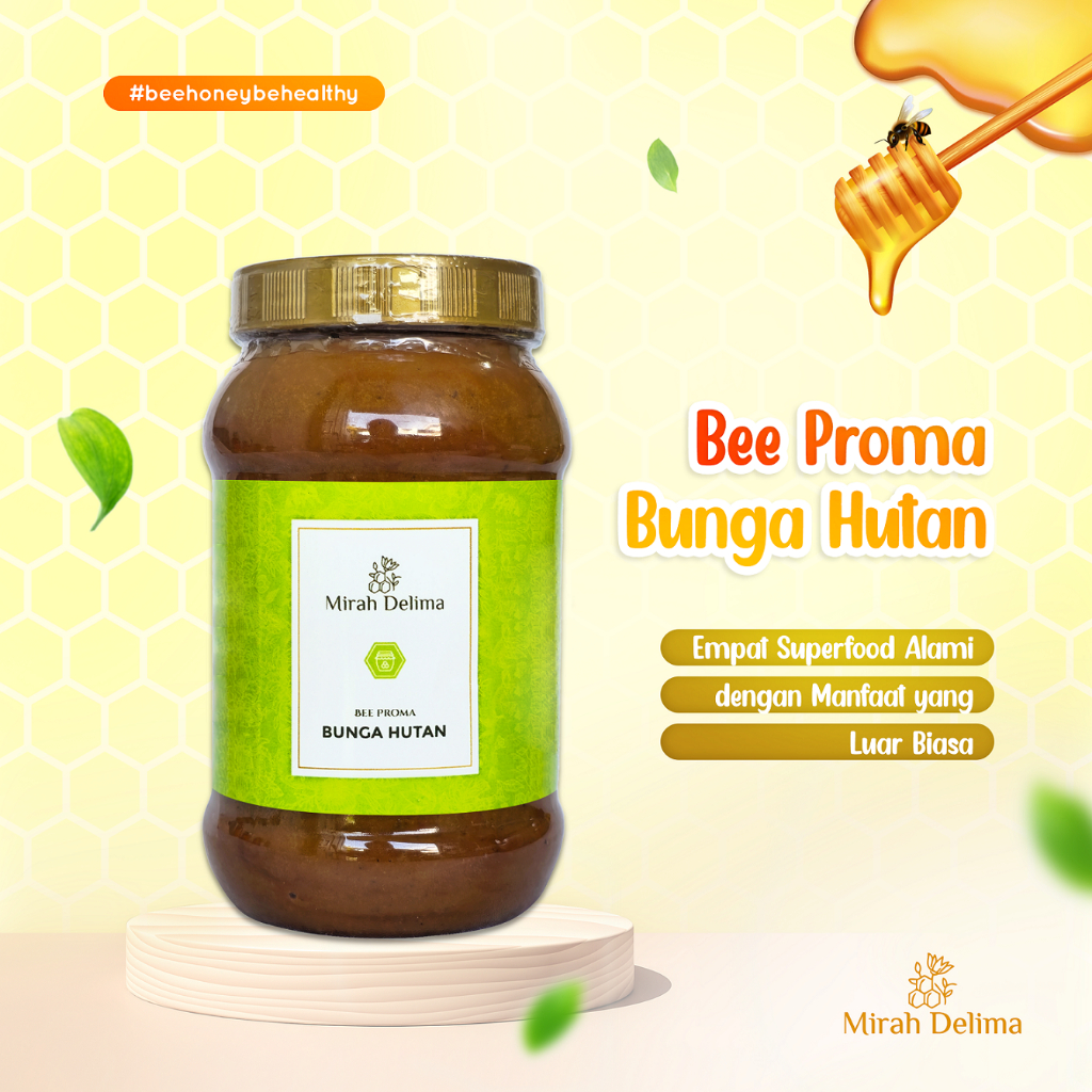 

BEEPROMA BUNGA HUTAN - Perpaduan Bee Pollen Propolis Royal Jelly dan Madu