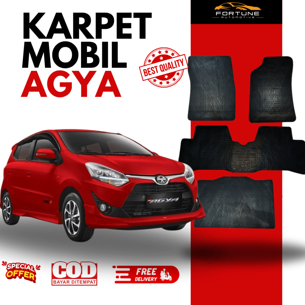 Karpet Lantai Karet Agya / Karpet Lantai Karet Mobil Agya