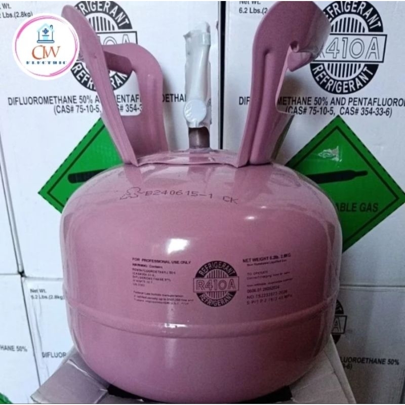 refrigerant R410a/R 410/R410 isi 2,8 kg & 3 kg tabung mini segel pabrik