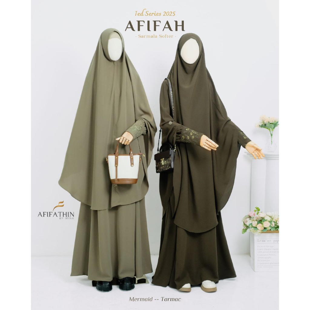 Afifah Khimar Bahan Sarmala Softer by Afifathin