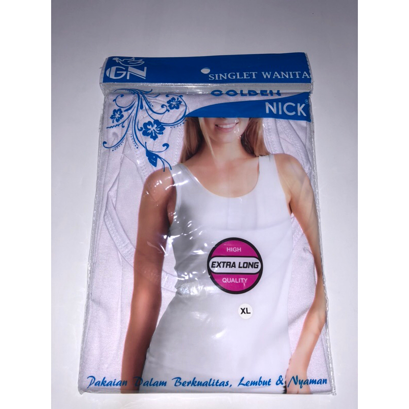 Singlet GN AT48 (1 pcs) /Singlet wanita/Singlet Remaja/Singlet Putih/Singlet/Panjang
