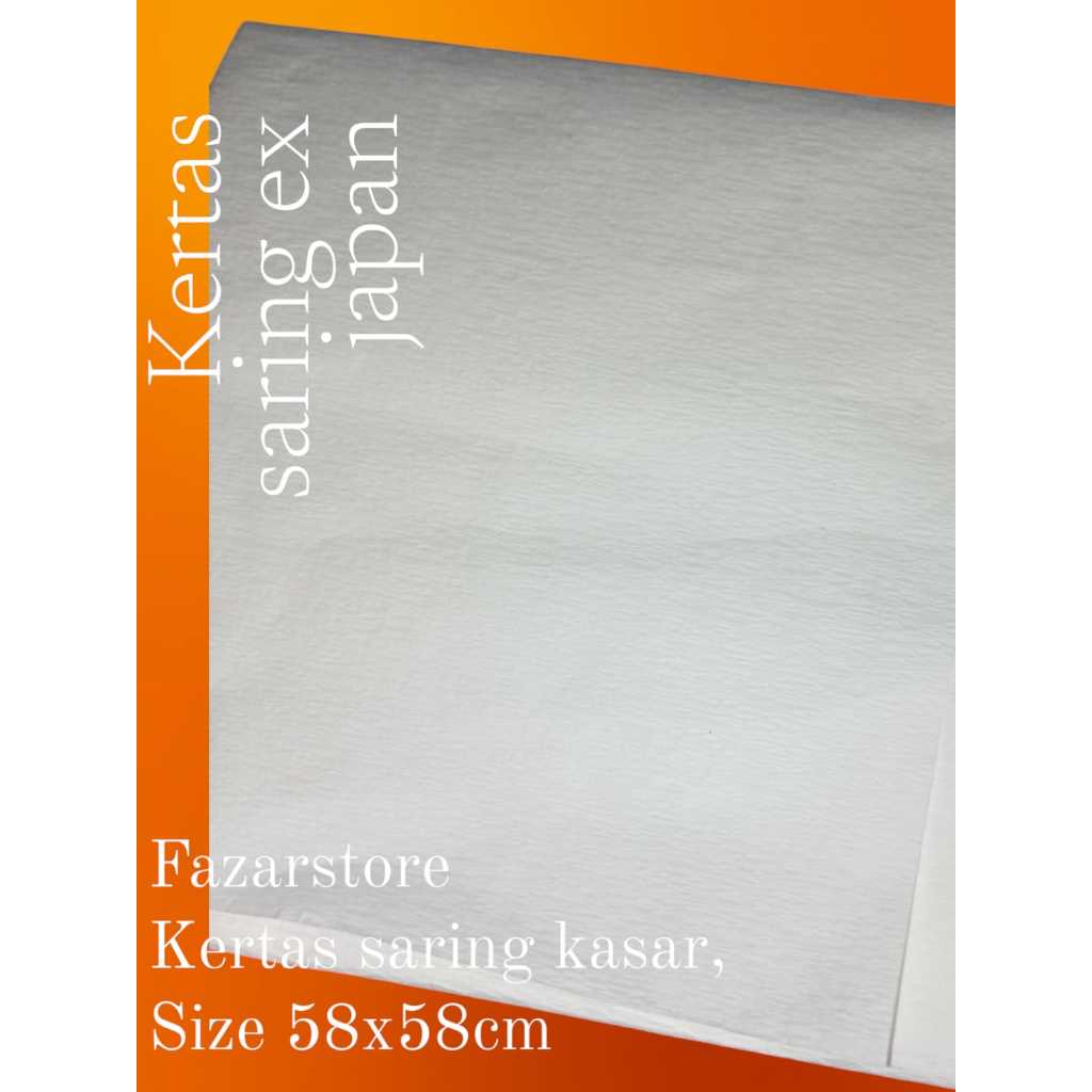 

Kertas saring ukuran 58x58cm 1lembar/filter paper