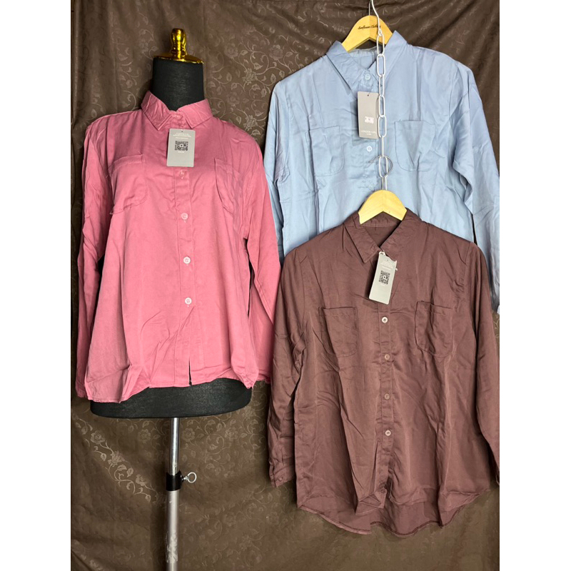 Kemeja Polos London Girl