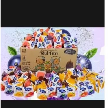 

JELY PUDING Silkys mixs rasa 1 kg isi 39pcs