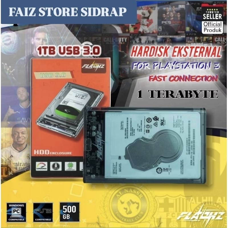 Hardisk Eksternal PS 3 sudah terisi game