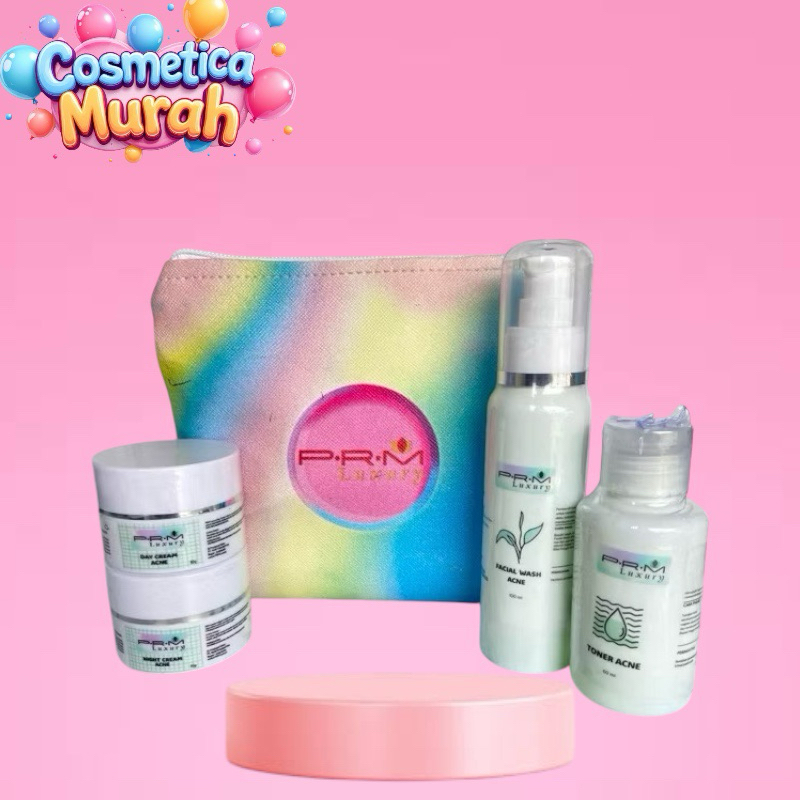 [bi] ADA HARGA GROSIR -  PRM LUXURY GLOW SKINCARE - PAKET FLEK AND ACNE