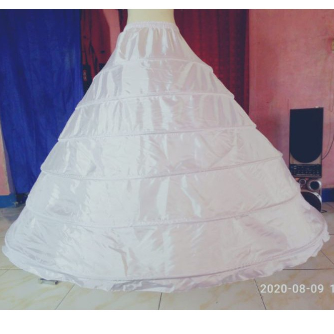 Petticoat/pertikut Rok Pengembang Gaun Pengantin wanita Wedding Dress Ring 6 jumbo