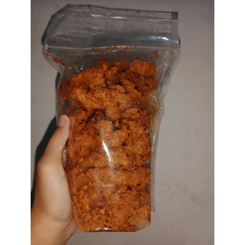 

Kulit Krispy Pedas Ekstra Daun Jeruk 300 gram